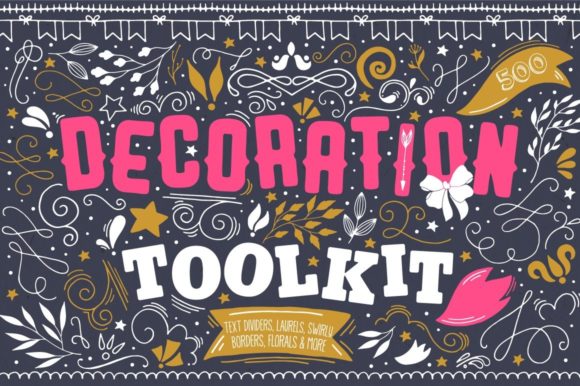 Decoration Toolkit: Over 500 Elements for Your Creative Projects