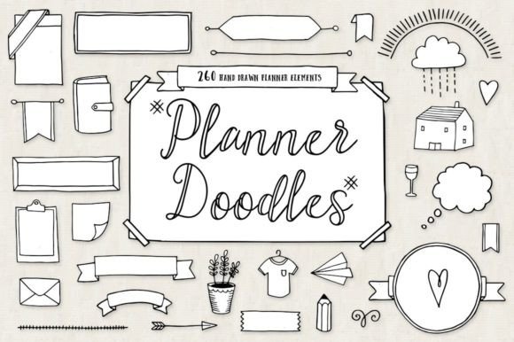 Journal Diary Planner Doodles: Your Fast Track to Hand-Drawn Charm