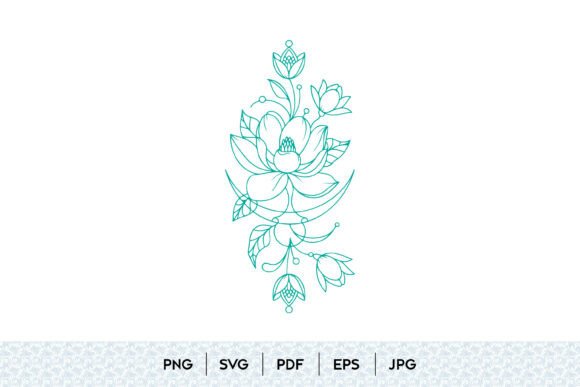 Lotus Floral Ornament SVG: Elevate Your Creative Projects