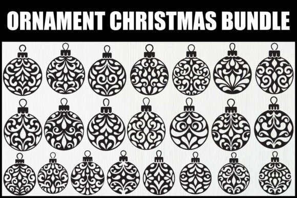 Ornament Christmas Bundle: Festive SVG & Design Files