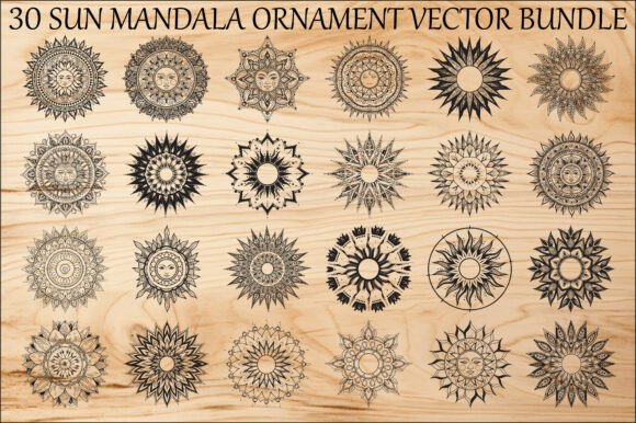 Unveiling the Sun Mandala SVG Bundle for Creative Projects