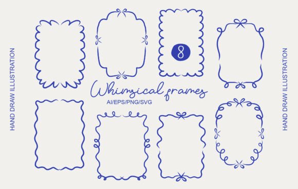 Whimsical Hand Draw Frames: A Designer's Toolkit for Charm